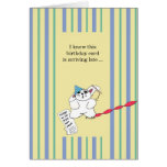 Cumpleaños tardío felicitacion 