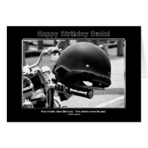 Cumpleaños - tipo - amigo - motorista felicitaciones