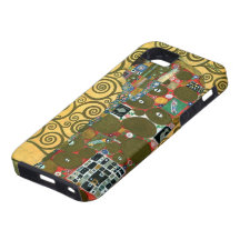 Cumplimiento (el abrazo) por Gustavo Klimt iPhone 5 Fundas