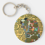 Cumplimiento (el abrazo) por Gustavo Klimt Llaveros