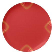 Cuña roja del cromo de 4 puntos plato