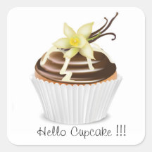 Cuocake Calcomania Cuadradas Personalizada