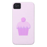 Cupcake. rosado iPhone 4 Case-Mate carcasas