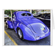 Cupé 1949 de Willys Streetrod en la impulsión aden Tarjeton