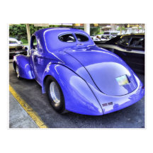 Cupé 1949 de Willys Streetrod en la impulsión aden Postales