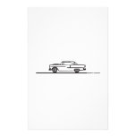 Cupé 1955 de Chevy Papeleria De Diseño