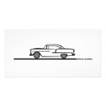 Cupé 1955 de Chevy Tarjetas Fotográficas