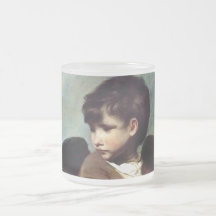 Cupid como muchacho del vínculo tazas