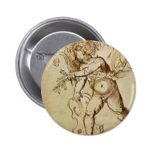 Cupid con un violín por Campagnola, arte renacenti Pins