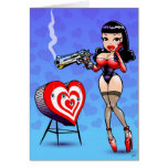 Cupid del asesino de la tarjeta del día de San Val