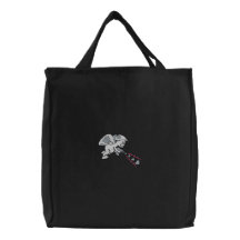 Cupid lindo con el tote del arma de rayo bolsa