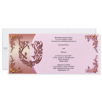 cuprum floral invitaciones
