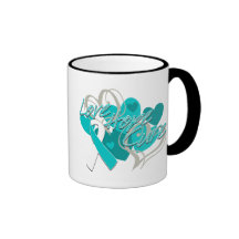 Curación de la esperanza del amor del cáncer de cu taza