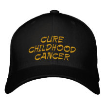 CURECHILDHOODCANCER GORRAS BORDADAS