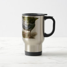 curruca de la camiseta del pájaro del horno birdwa tazas