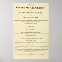 Curso completo de la página de título de la geogra poster