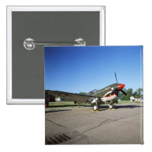 Curtiss P-40 Warhawk, en el salón aeronáutico de M Pin