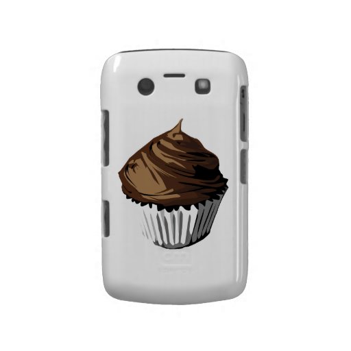 Curva de Blackberry de la magdalena del chocolate Case-Mate Blackberry Protectores