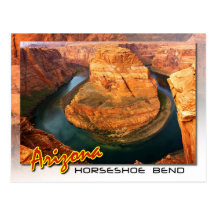 Curva de herradura cerca de la página, Arizona Tarjetas Postales