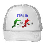 Curva de Italia Calcio él bandera de Italia del ju Gorro De Camionero