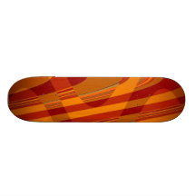 Curvas anaranjadas patineta personalizada