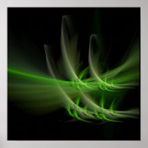 Curvas verdes posters