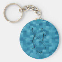 Customiza Aleph-transparente del llavero del llave