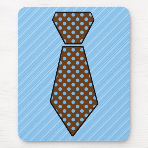 Cute Customizable Father's Day Tie Mousepad