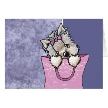 Cuteness de Yorkie Felicitacion