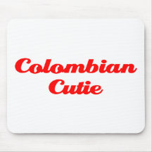 Cutie colombiano alfombrillas de ratón