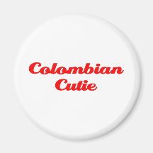 Cutie colombiano imán para frigorifico
