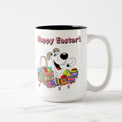 Cutie encontró la cesta de Pascua Taza