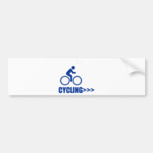 Cycling Autoaufkleber