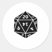 D20 PEGATINA