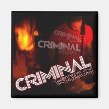 D. criminal Fridge Magnet Imanes Para Frigoríficos