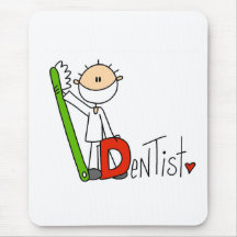 D está para el dentista tapete de ratones