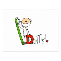 D está para el dentista tarjetas postales