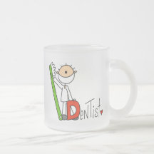 D está para el dentista tazas de café