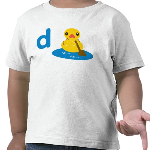 D está para el pato camisetas