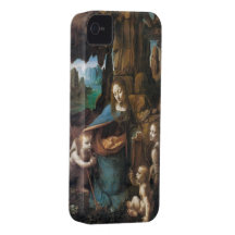 Da Vinci - la Virgen de las rocas 1508 iPhone 4 Case-Mate Funda
