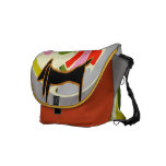 Dachshund abstracto bolsa de mensajería