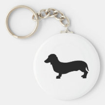 Dachshund del perro llaveros personalizados
