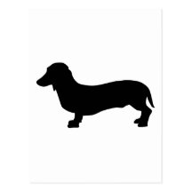 Dachshund del perro tarjeta postal