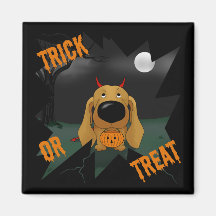 Dachshund Halloween Imán Para Frigorifico