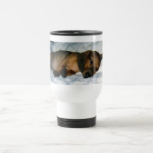 Dachshund miniatura tazas
