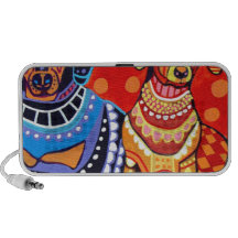 Dachshunds por el brezo Galler Laptop Altavoces