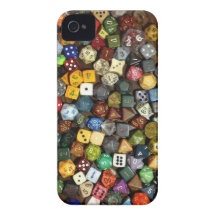 Dados del juego del RPG iPhone 4 Cárcasas