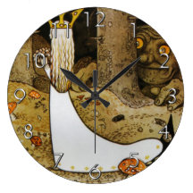 Daga en las maderas relojes