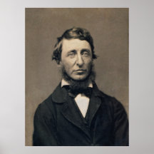 Daguerreotype de Maxham del retrato de Henry David Posters