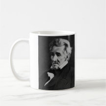 Daguerrotipo de presidente Andrew Jackson en 1845 Tazas
